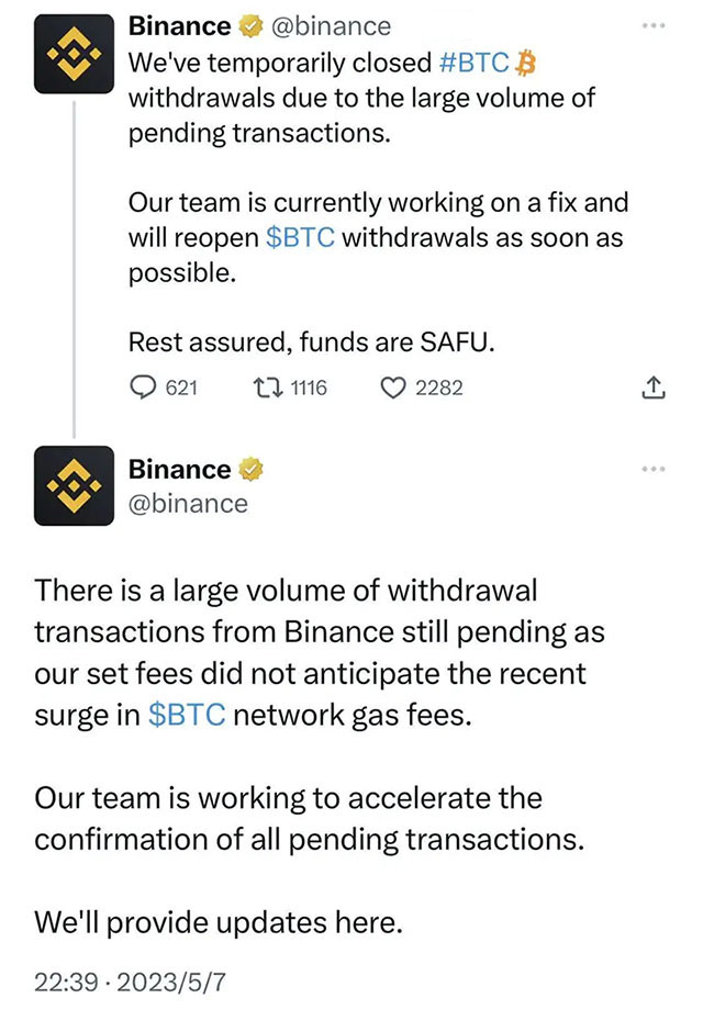 Coin Security Suspends Bitcoin Withdrawals Twice in One Day Due to Huge Coin Withdrawal Transactions